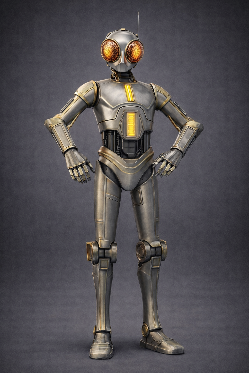 HC-14 greeting visitors